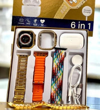 H9 Ultra 2 Smart Watch | Original Full Display | AirPods 3 BT | 6‑in‑1 Set with Cover & Straps